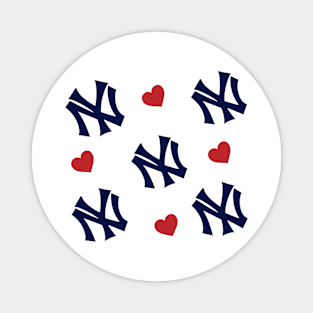 Yankees all over print Magnet